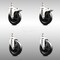 Service Caster 5 Inch 316SS Soft Rubber Swivel 3/8 Inch Threaded Stem Caster Lock Brake, 2PK SCC-SS316TSTTL20S514-SRS-381615-2-S2 - alternate 1